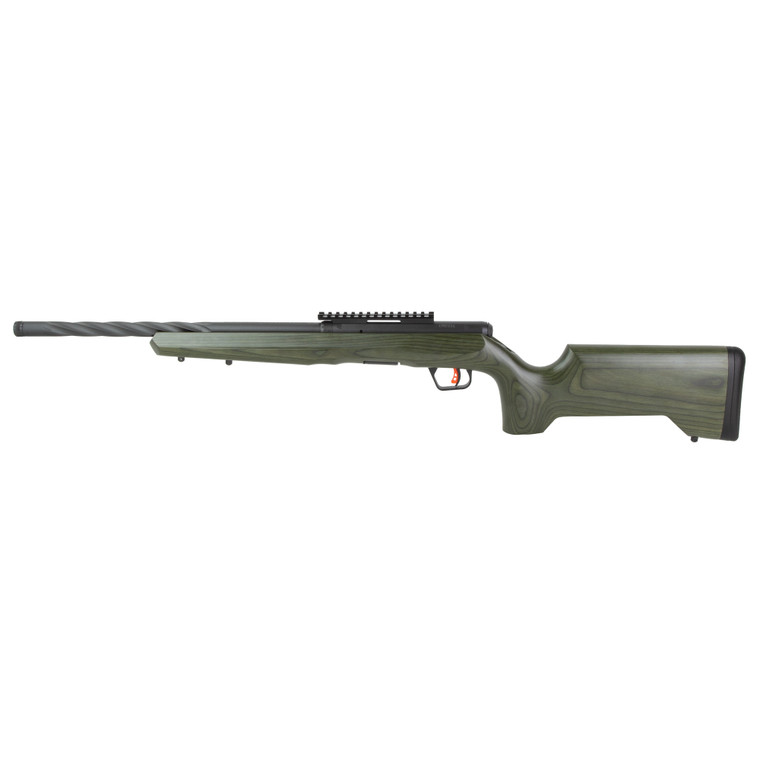 Savage Arms B22 TMBR Tac Rifle in Olive Drab Green with 18-Inch Fluted Barrel and 10-Round Capacity