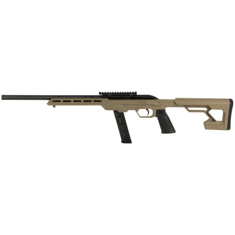 Savage Arms Model 64 Precision .22 LR Semi-Automatic Rifle with Threaded Barrel in Flat Dark Earth