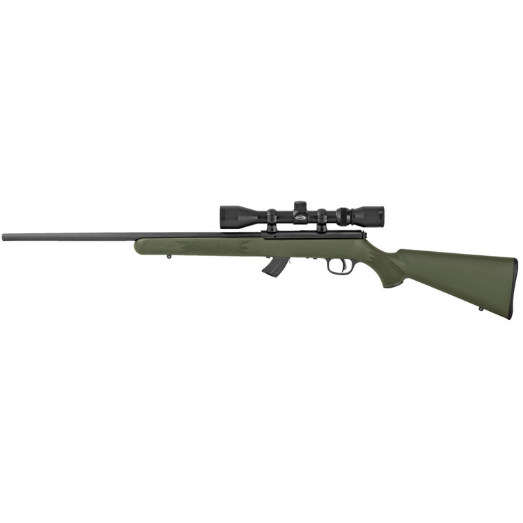 Savage Arms MKII-FXP .22 LR Bolt Action Rifle with 21 Inch Barrel in Olive Drab Green