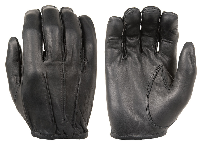 Damascus Dyna-Thin Unlined Leather Gloves with Short Cuff, Size Medium