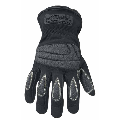 Ringers Gloves Extrication Short Cuff Heavy Duty Gloves, 2X-Large, Black