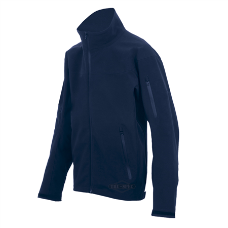 TRU-SPEC 24-7 Tactical Softshell Jacket without Sleeve Loop – Navy, Medium