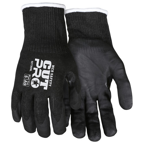 MCR Safety Cut Pro Series 15 Gauge HPPE Steel Cut-Resistant Gloves, Large (Part #92735NL)