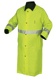 MCR Safety Waterproof Reflective Reversible Raincoat - Size Large