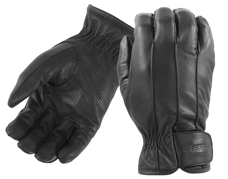 Damascus DWPG100LG Goatskin Leather Insulated Winter Patrol Glove – Large Black
