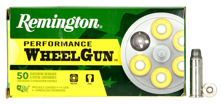 Remington Ammunition RPW38S6 Centerfire Handgun Rounds, 38 Special, 158-Grain Lead Semi Wadcutter, 50 Rounds per Box