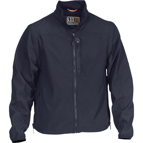 5.11 Tactical Valiant Softshell Jacket 48167ABR-724-2XL in Dark Navy