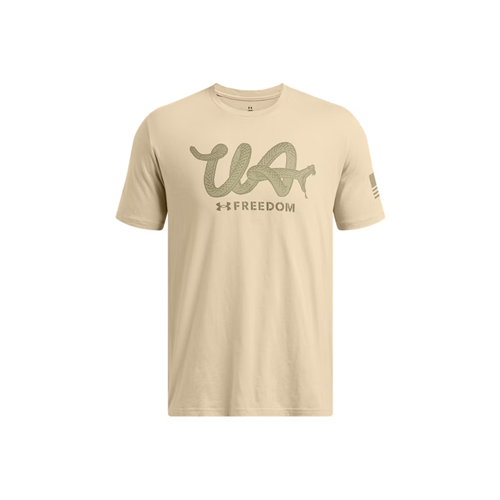 Under Armour Men's UA Freedom Military T-Shirt 2XL Desert Sand / Marine Od Green