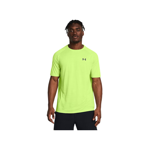 Under Armour Men's UA Tech 2.0 Tiger Short Sleeve in Morph Green / Black, Size Medium