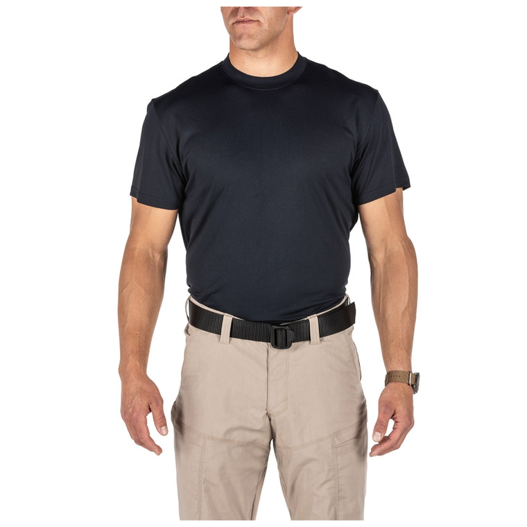 5.11 Tactical Performance Utili-T Short Sleeve 2-Pack - Dark Navy, Size Large