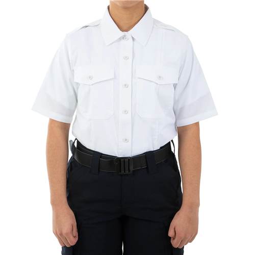 First Tactical Women's Patrol Duty Uniform Shirt - White, Medium, Model 122001-010-M-R