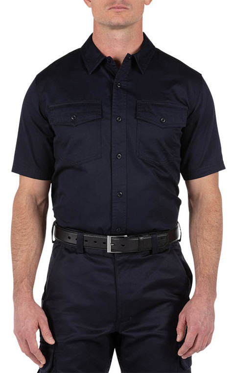5.11 Tactical Company Shirt S/S - Fire Navy, 3X-Large, Tall Fit