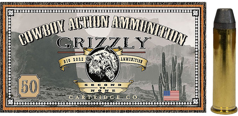 Grizzly Ammo GC357M8 357 Magnum 158 Grain Round Nose Flat Point Handgun Rounds (50 per Box, 10 Cases)