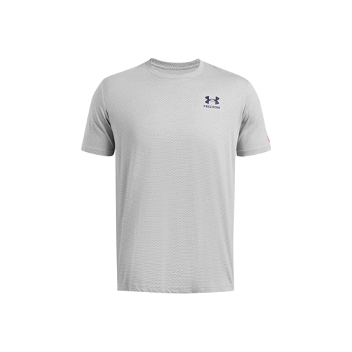 Under Armour Men's UA Freedom Veterans Day T-Shirt - Small, Mod Gray / Midnight Navy
