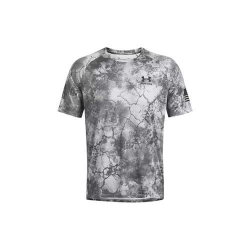 Under Armour Men's UA Freedom Camo T-Shirt - Mod Gray / Black, Small