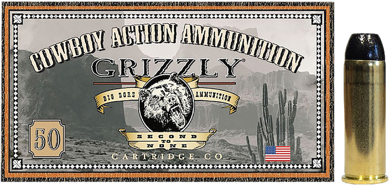 Grizzly Ammo GC44M2 44 Rem Mag 200-Grain Round Nose Flat Point Centerfire Handgun Rounds