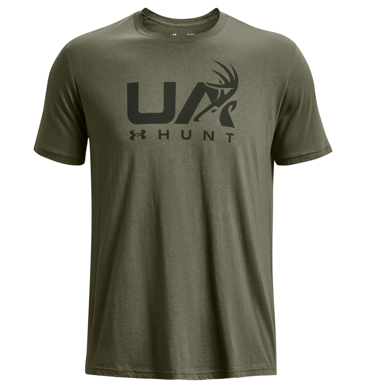 Under Armour UA Antler Hunt Logo T-Shirt - Marine OD Green, Small