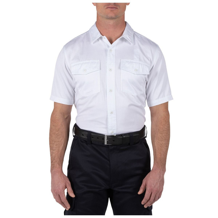 5.11 Tactical Company Shirt S/S - White, Tall, 2X-Large