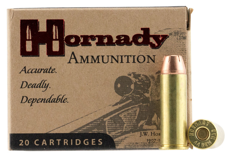 Hornady Custom Handgun .44 Rem Mag 240 gr XTP Hollow Point Centerfire Ammo – 20 Rounds/Box