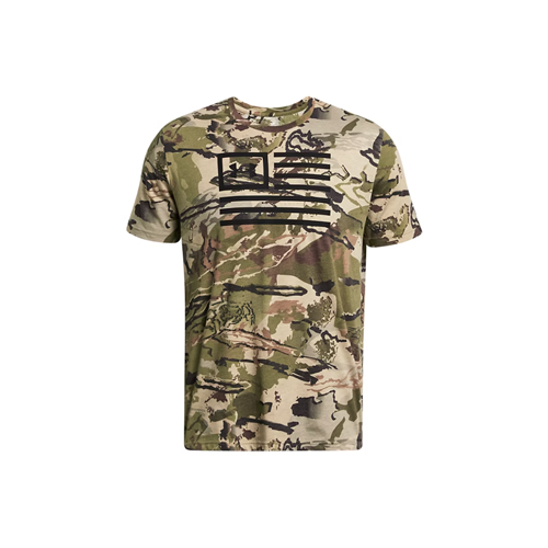 Under Armour Men's UA Freedom Camo T-Shirt - Medium, UA Barren Camo / Black