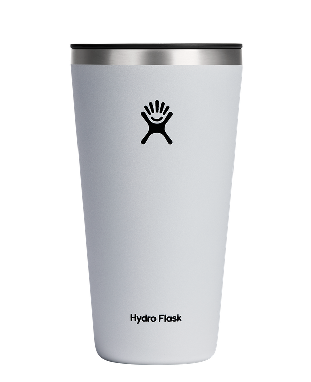 Hydro Flask 28 oz All Around Tumbler with Closeable Press-In Lid in White
