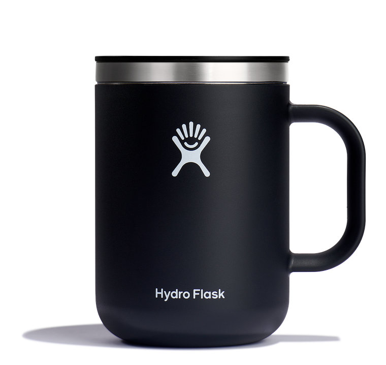 Hydro Flask M24CP001 24oz Black Insulated Mug with TempShield Technology