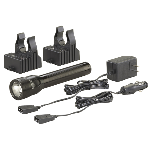 Streamlight Stinger Classic LED Flashlight with Smart Charger - Compact 390 Lumens, NiCD Battery