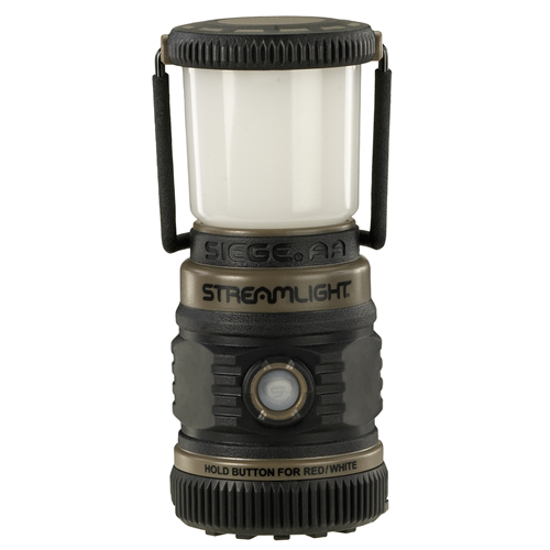 Streamlight Siege AA Coyote Compact LED Lantern – Bright 360° Light with Easy AA Batteries