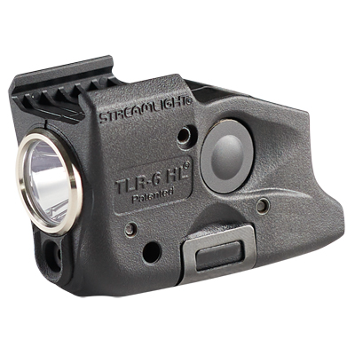 Streamlight TLR-6 HL Weapon Light with Red Laser for Glock 42/43 – Compact 300 Lumens LED with Rechargeable Battery
