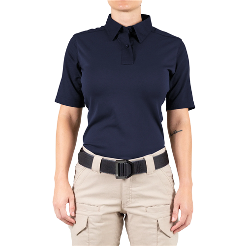First Tactical V2 Pro Performance Short Sleeve Shirt in Midnight Blue, X-Small