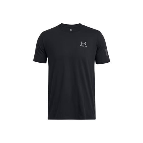 Under Armour Men's UA Freedom by 1775 T-Shirt – Black / Titan Gray, Small