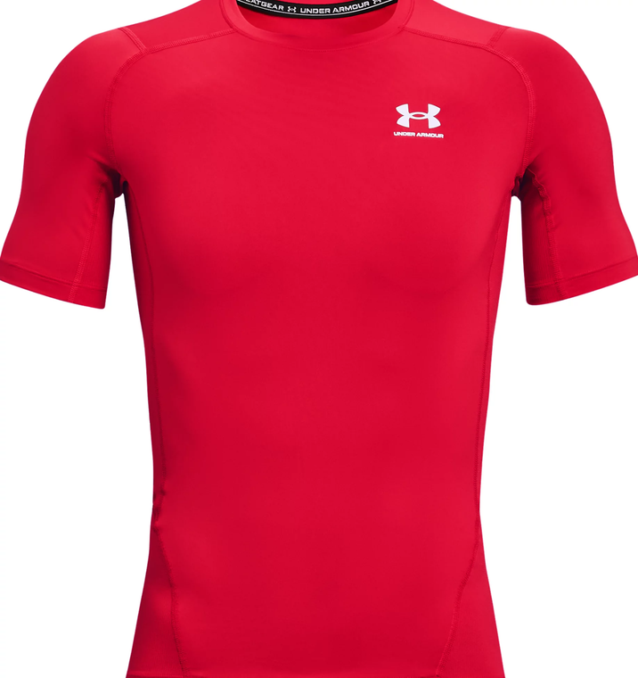 Under Armour HeatGear Armour Short Sleeve X-Large in Red - Performance Baselayer for Men