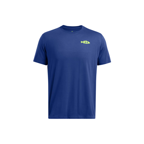 Under Armour Men's UA Bass Short Sleeve in Tech Blue, X-Large