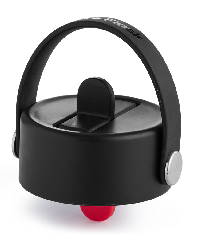 Hydro Flask Wide Mouth Flex Straw Cap - Black | Leakproof & Insulated Drinking Accessory