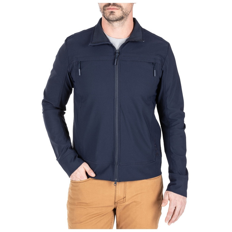 5.11 Tactical Preston Jacket 2X-Large in Peacoat - Lightweight Windbreaker