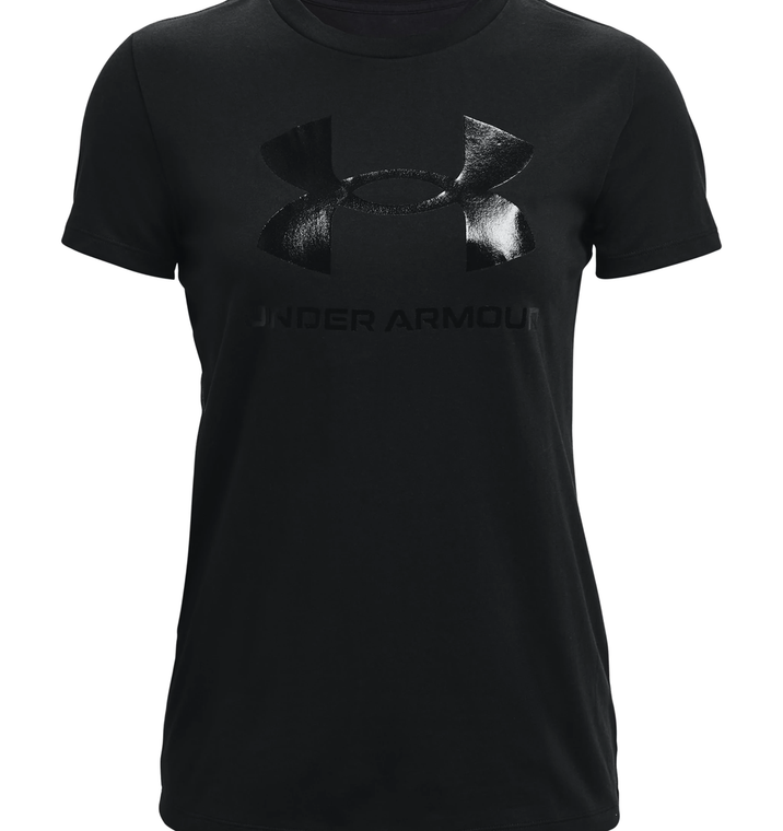 Under Armour Women's UA Sportstyle Graphic Short Sleeve - Large, Black