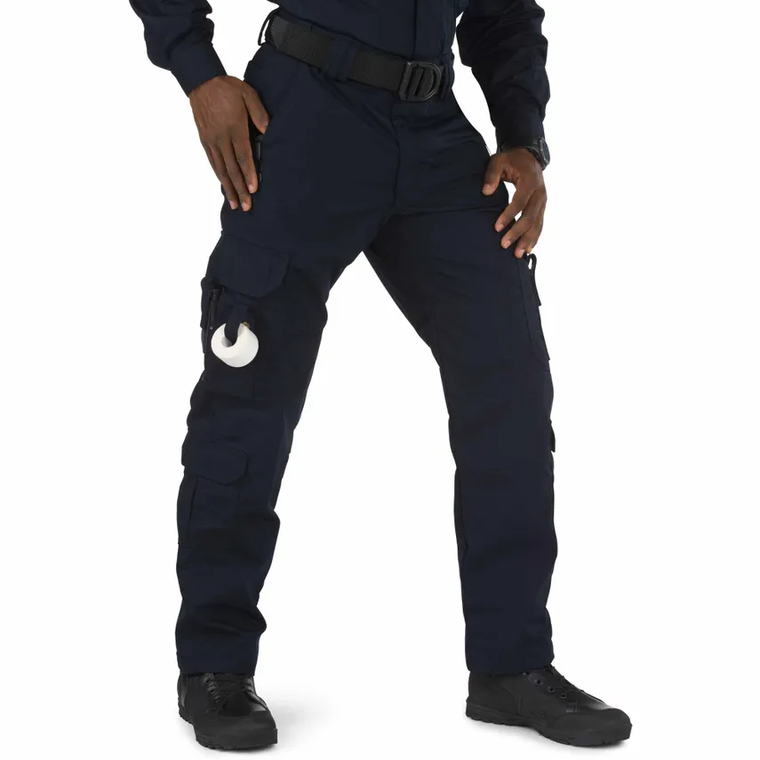 5.11 Tactical Taclite EMS Pant for Warm Weather - Durable Ripstop Fabric, Size 50, Dark Navy