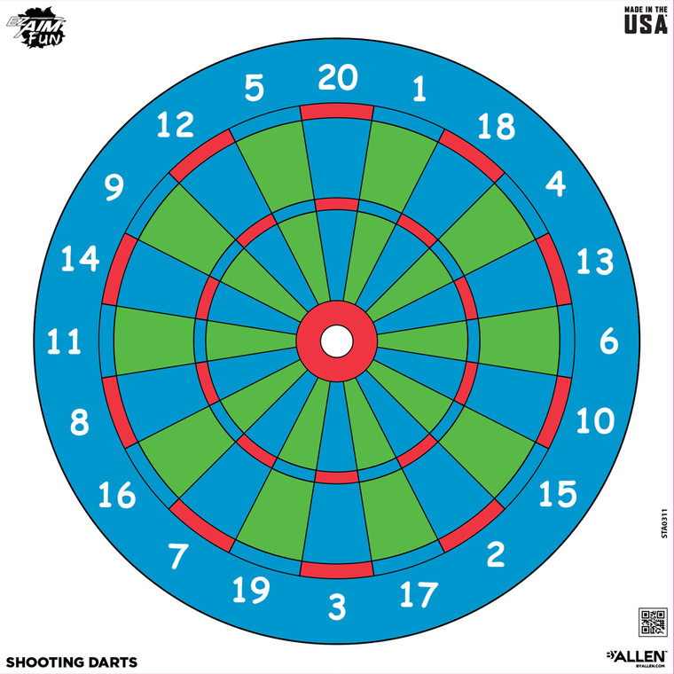 Allen Company EZ Aim Fun Plinking Targets - 8x8 Inches, Pack of 9