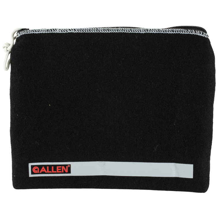 Allen Company Lockable Handgun Storage Pouch – Compact 9x7 Fleece Pistol Case in Black