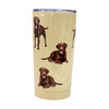 LABRADOR CHOCOLATE SERENGETI TUMBLER