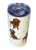 DASCHUND RED SERENGETI TUMBLER