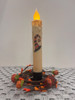 WITCHES HAT 7" LED TAPER TIMER CANDLE