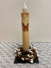  MONARCH BUTTERFLY 7" LED TAPER TIMER CANDLE