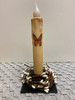 MONARCH BUTTERFLY 7" LED TAPER TIMER CANDLE