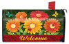 COLORFUL DAISIES MAILBOX COVER