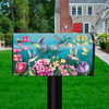 SPRINGTIME HUMMINGBIRDS MAILBOX COVER