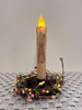 MRS RABBIT 7" CREAM LED TAPER TIMER CANDLE