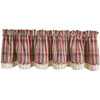 GATLIN LINED LAYERED VALANCE 72X16