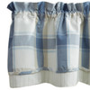 AVIARY LINED LAYERED VALANCE 72x16