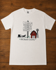 PA DUTCH ROADSIGN WHITE T-SHIRT-S